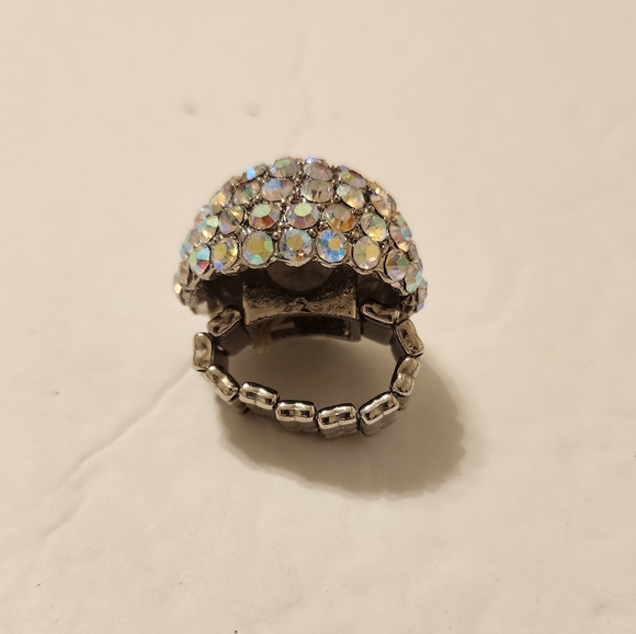 Oversized Large Opalescent Statement Ring - Picture 2 of 3